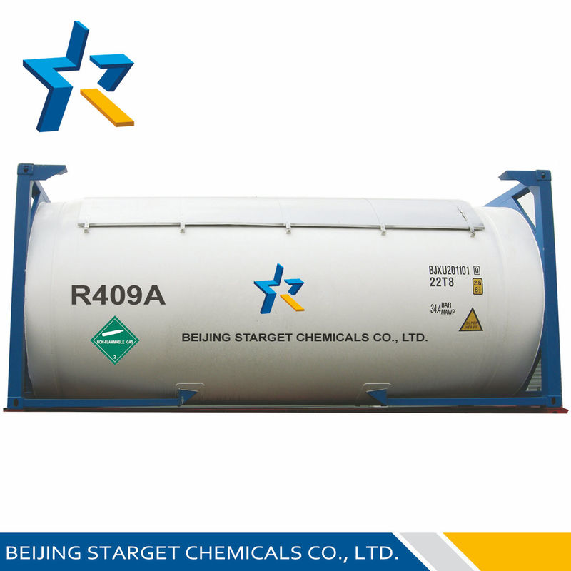 R409a refrigerant (mixed refrigerant) retrofit for R-12 and R-500 stationary DX systems