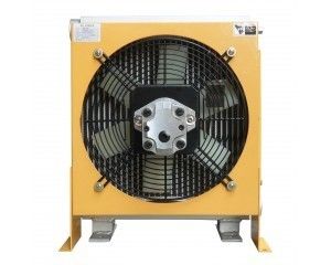 Hydraulic oil coolers with motor
