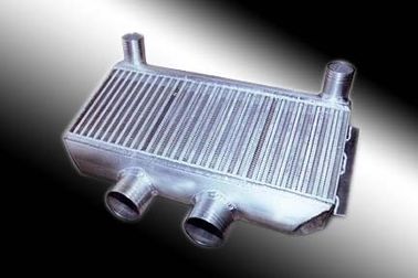 Excavator Plate and Bar Heat Exchanger Aluminum Oil Cooler With Fan