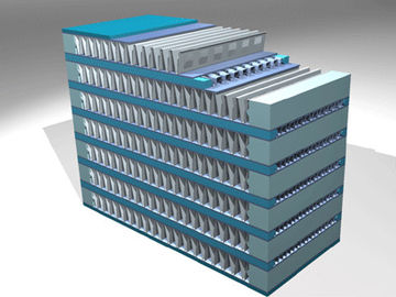 Compact Internal Finned Consturction Brazed Plate Aluminum Radiator