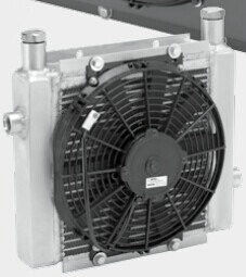 Aluminum Hydraulic Plate Fin Heat Exchanger , High Performance Oil Cooler