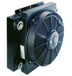 Industrial Vacuum Aluminium Hydraulic Oil Heat Exchanger With Fan