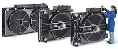Energy - Saving Hydraulic Oil Heat Exchanger SPAL Fan 12V - 24V For Farm Machinery