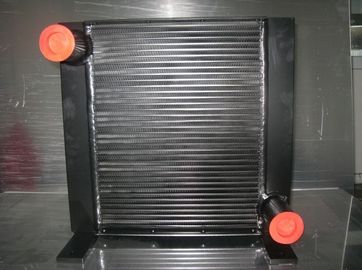 Black Plate Fin Brazing Hydraulic Oil Heat Exchanger for Excavator / vibratile Roller