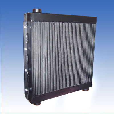 Brazed Aluminum Plate Fin Heat Exchanger Water Brazing Cooler With Fan