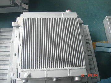 Plate-fin combined heat exchanger radiator , oil-air cooler for screw air compressor