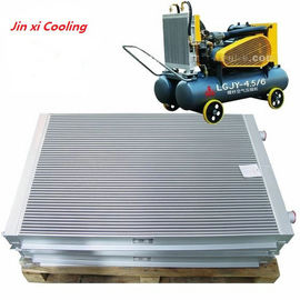 Plate-fin combined heat exchanger radiator , oil-air cooler for screw air compressor