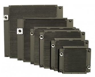 Aluminum Air Compressor Heat Exchanger / Combined Oil-Air Cooler / Vacuum Brazing