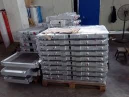 Aluminum Air Compressor Heat Exchanger / Combined Oil-Air Cooler / Vacuum Brazing