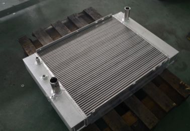 Industrial Sliding Vane Compressor Radiator Plate Fin Heat Exchanger