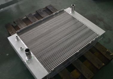 Industrial Sliding Vane Compressor Radiator Plate Fin Heat Exchanger