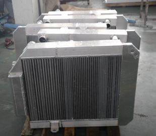 Light Weight Air Compressor Heat Exchanger , Fully welded heat exchanger