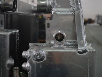 Light Weight Air Compressor Heat Exchanger , Fully welded heat exchanger