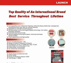 Launch CNC 602A Fuel Injector Cleaner Machine Auto Fuel Injector Tester With Ultrasonic Cleaner