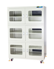 White 1250L Humidity Control Camera Storage Cabinet For Cameras Lens