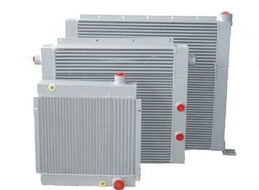 Compact Air Compressor Heat Exchanger , Aluminum Brazed Oil Air Cooler