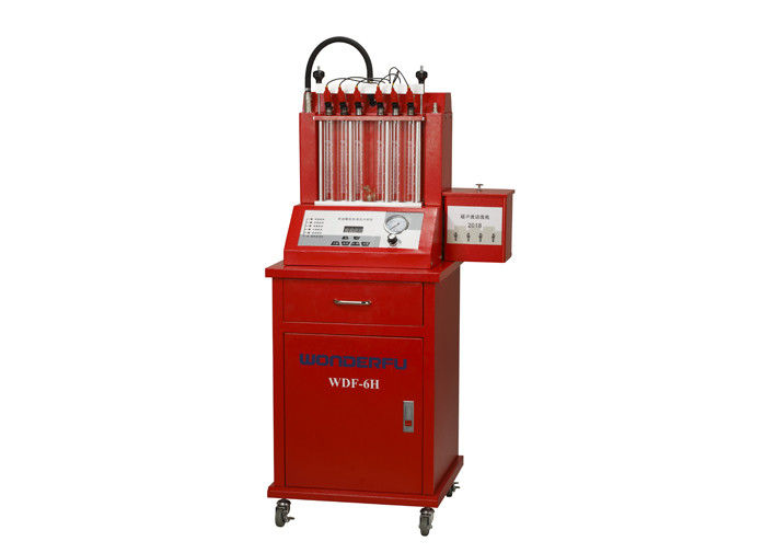 High Performance Fuel Injector Tester And Cleaner With Oil System , 6 Cylinder