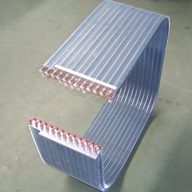 1.9MPa Cold / Hot Water Air Conditioning System Aluminium Fin Copper Tube Heat Exchanger